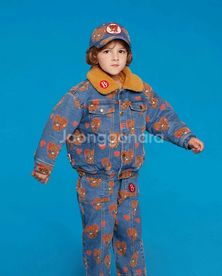 베베드피노 하트바바 리버서블 데님자켓 100--1