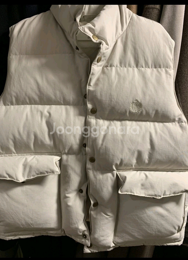 던스트 구스다운 패딩조끼 m--1