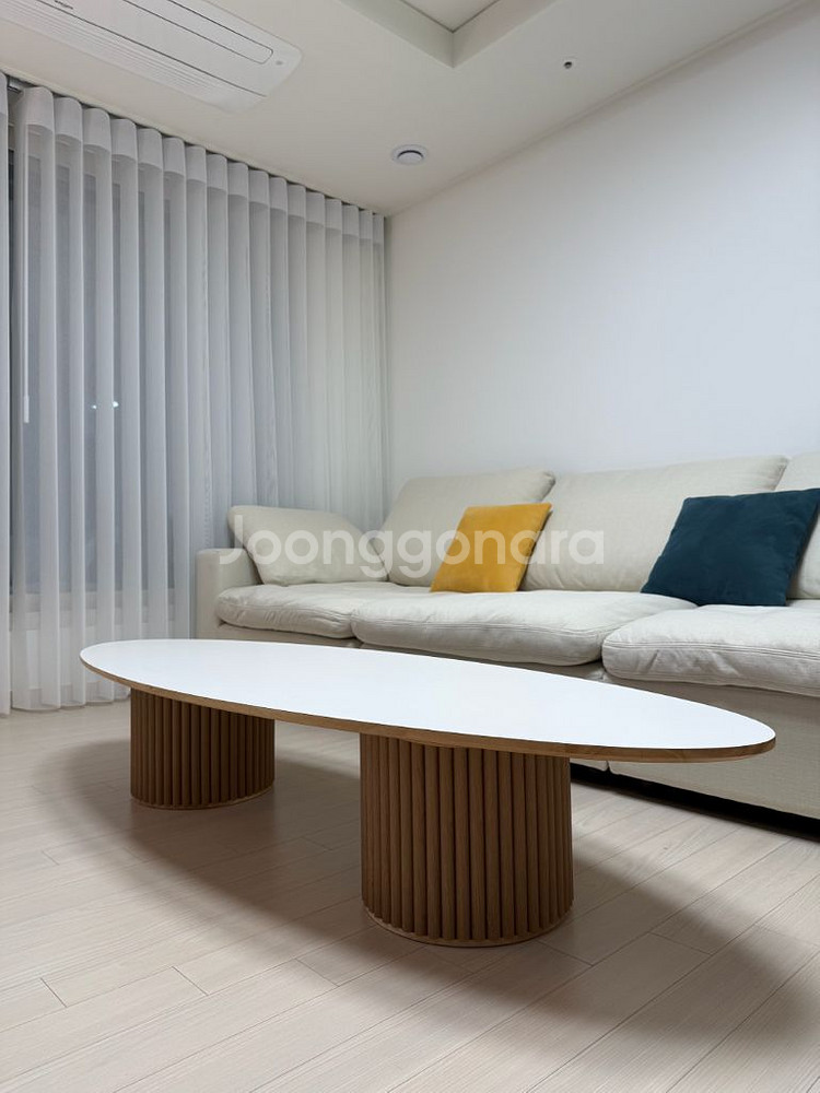 템바타원 거실테이블--0