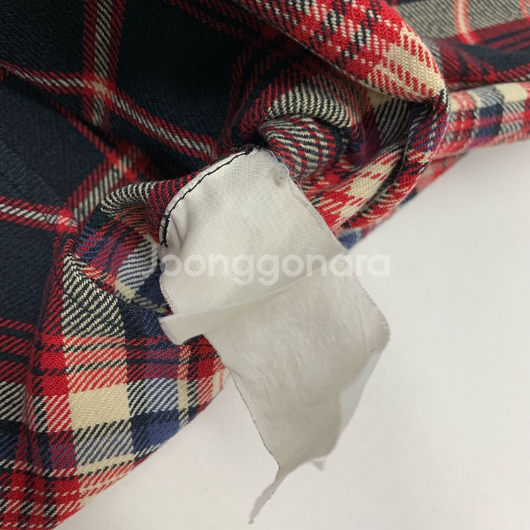 폴로진스 오버핏 플란넬셔츠 체크남방 (XL)--5