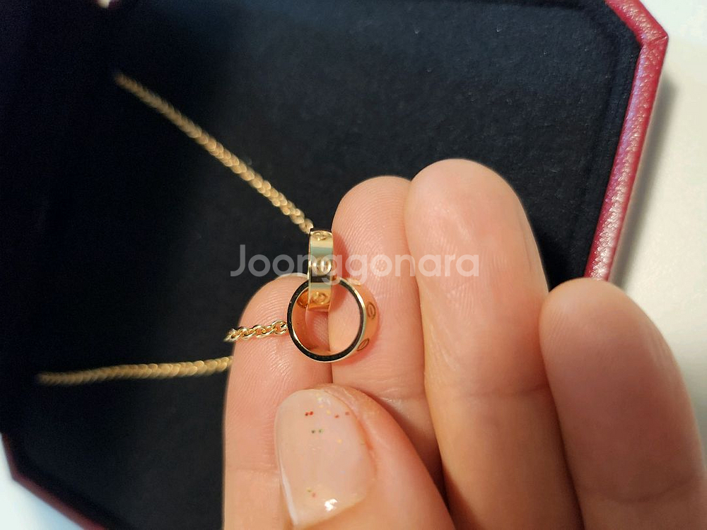 까르띠에 러브 네크리스 러브목걸이--2