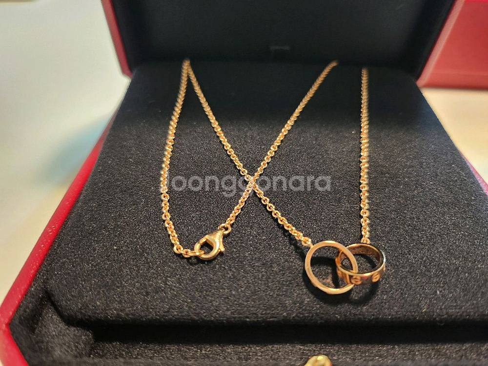 까르띠에 러브 네크리스 러브목걸이--4