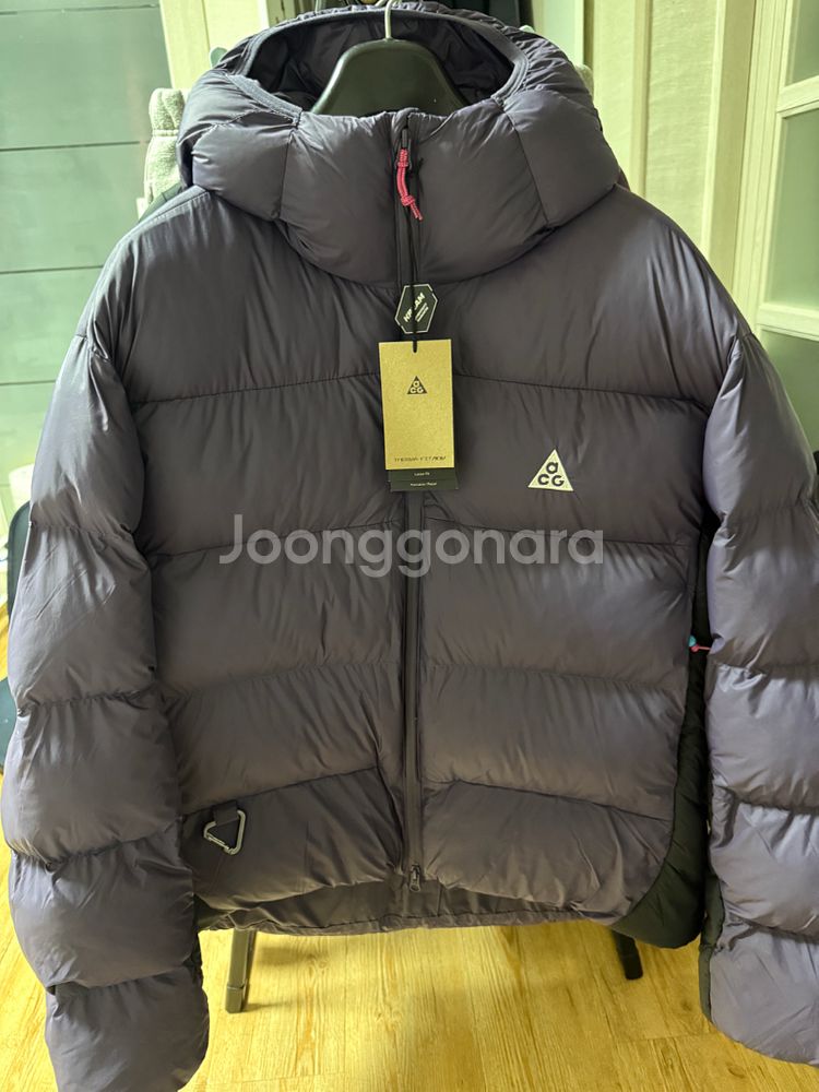 [L] 나이키 ACG 루나레이크 후드 패딩 퍼플--1