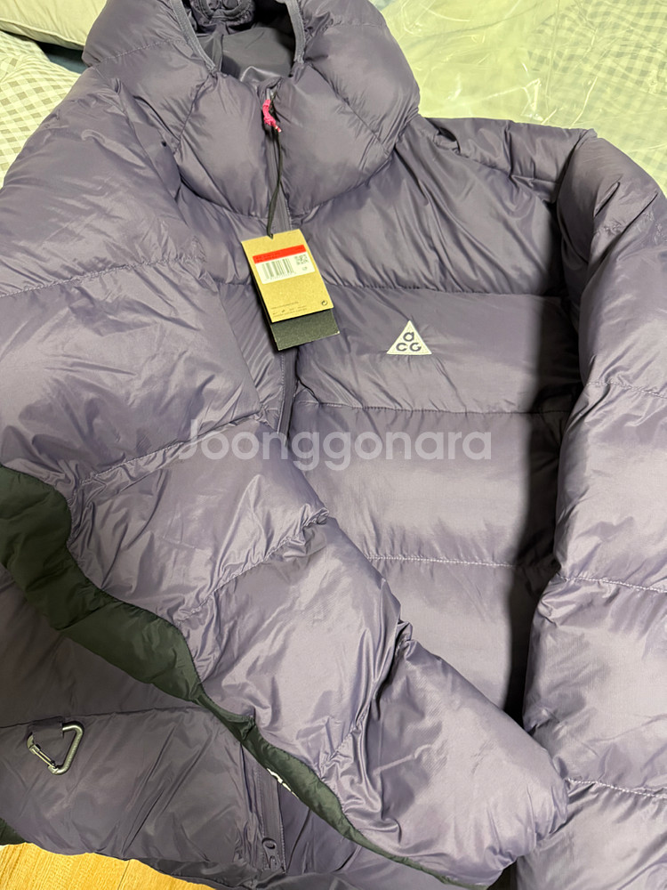 [L] 나이키 ACG 루나레이크 후드 패딩 퍼플--0