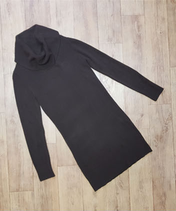 SOUP 터틀넥 니트원피스--0