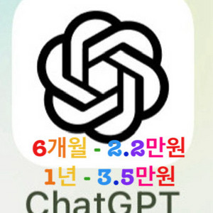 챗 gpt 유료버전 6개월 -1년 개월별 파티원 구함