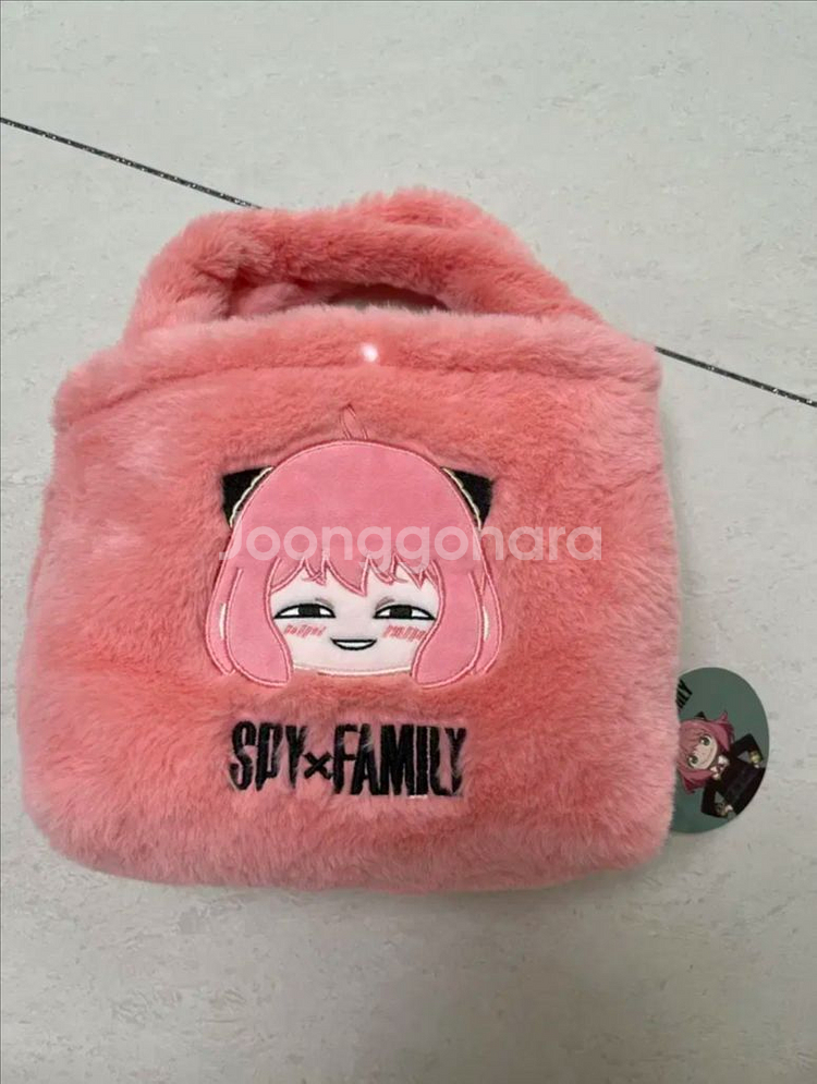 스파이패밀리 아냐포저 양면 털가방 핸드백 숄더백 새상품--1