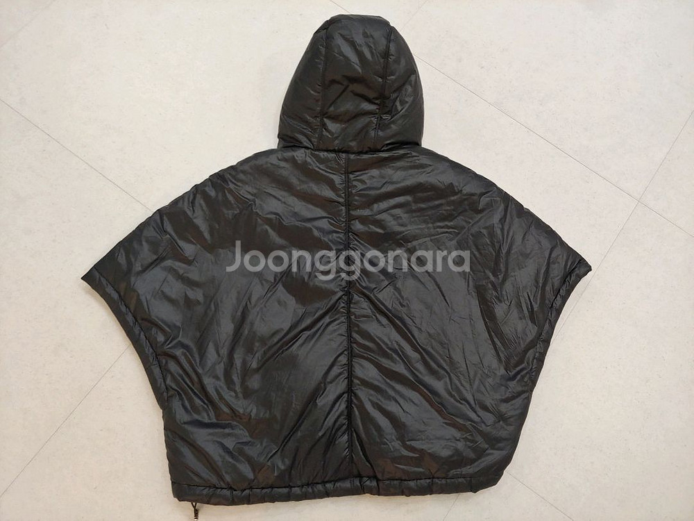 이상봉 케이프 후드패딩조끼--1