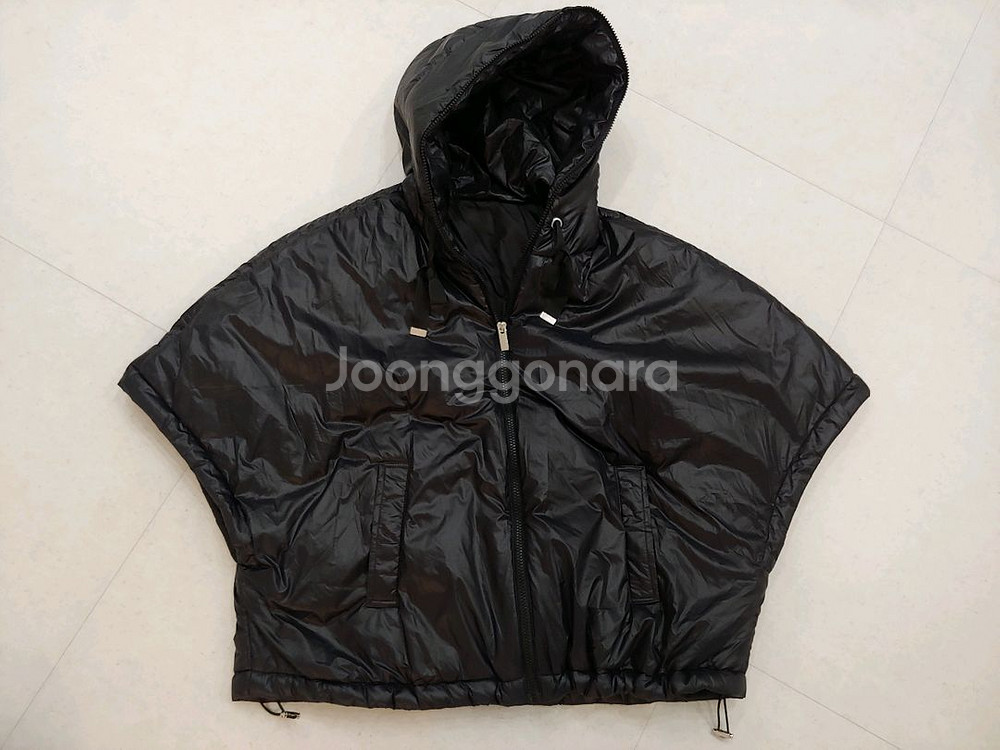 이상봉 케이프 후드패딩조끼--0