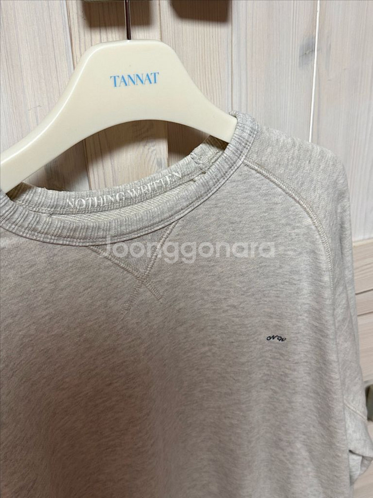 낫띵리튼 스웻셔츠 Vintage cotton sweat--3