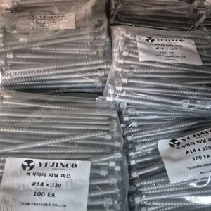 육각 목재용 외날 피스 데크 목재 스크류볼트 14x38