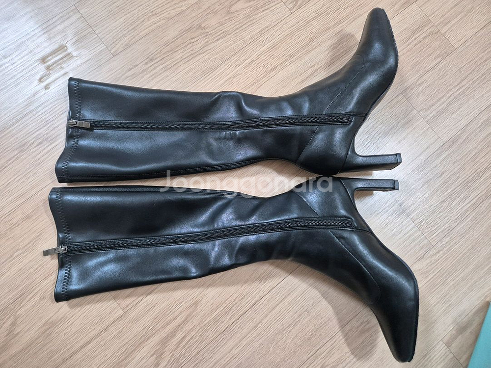 쥬드 롱부츠 8cm 235 블랙--4