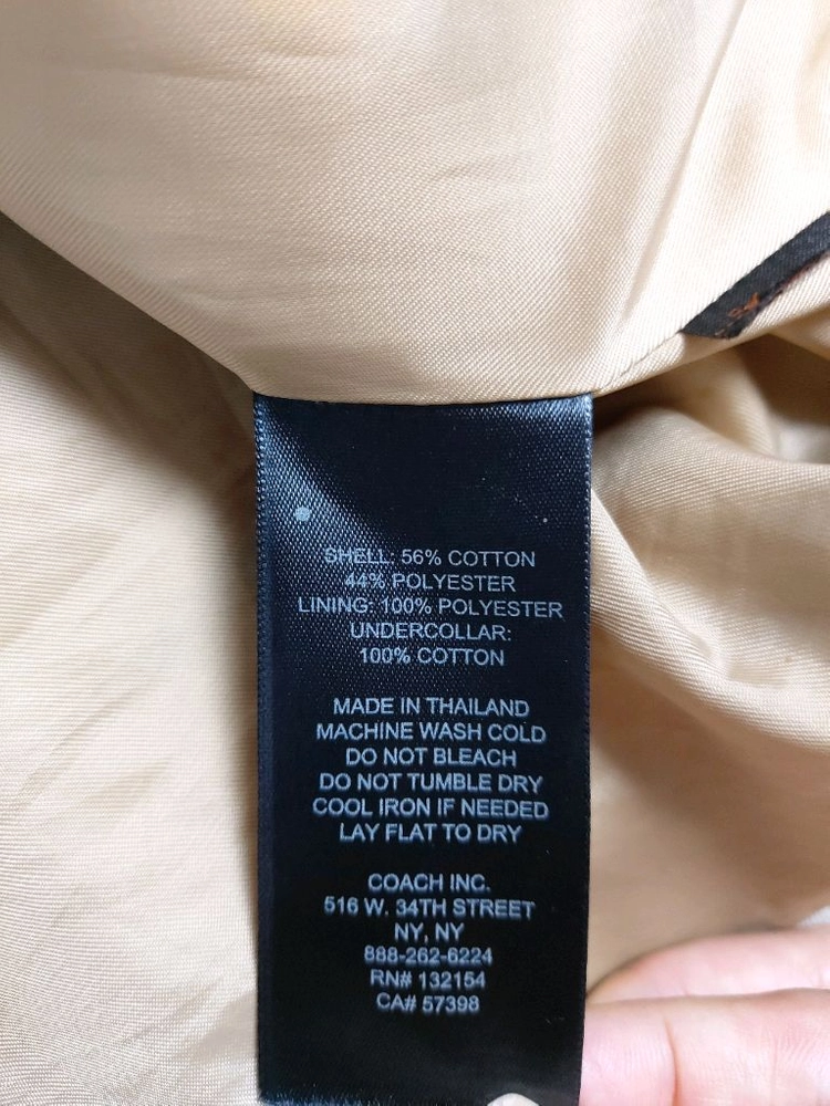 정품 코치 coach 트렌치코트 55 정품 이미지