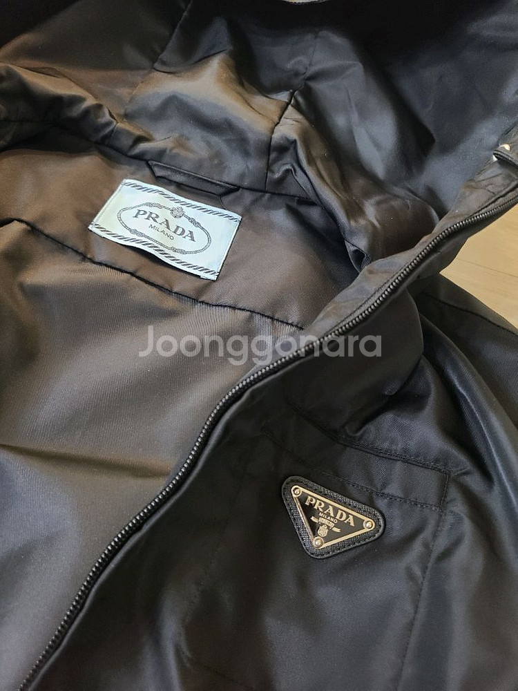 프라다 리나일론 바람막이 윈드브레이커 간절기 아우터--3