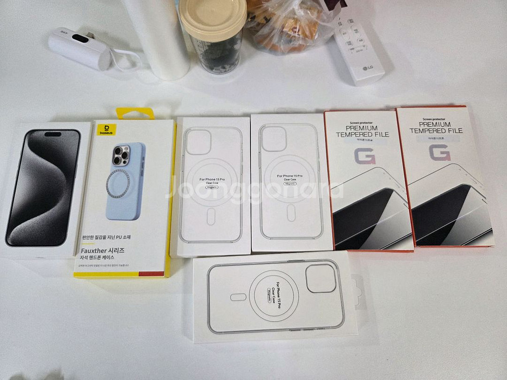 아이폰 15 Pro 256GB 화이트 자급제 (애케플)--7