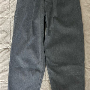 [1]그라프페이퍼 컬러패스트 데님 투턱 테이퍼드 팬츠