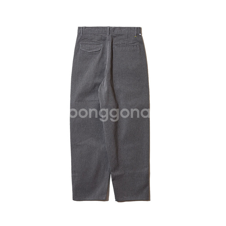 [1]그라프페이퍼 컬러패스트 데님 투턱 테이퍼드 팬츠--5