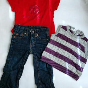 돌~두돌 아기옷 리바이스 청바지,블루독 조끼,빈폴반팔