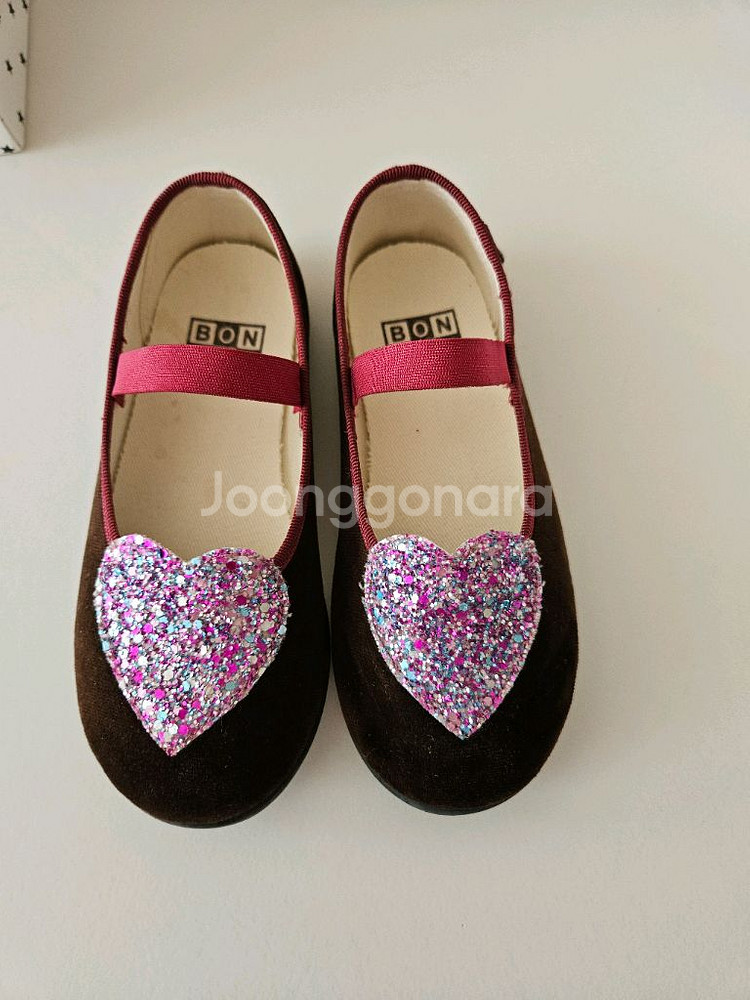 봉통) 하트 메리제인 (28사이즈)--0