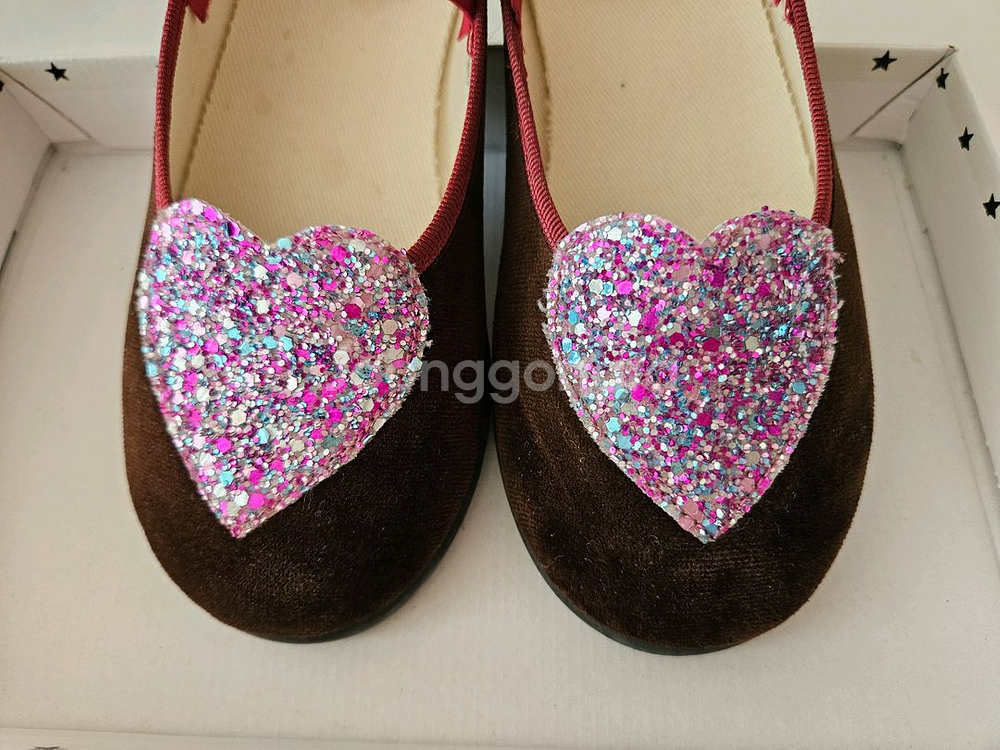 봉통) 하트 메리제인 (28사이즈)--2