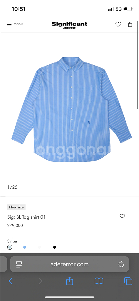 아더에러 시그니피컨트 셔츠--0