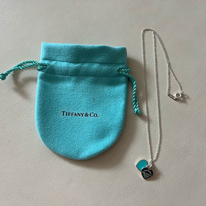티파니 더블하트 목걸이