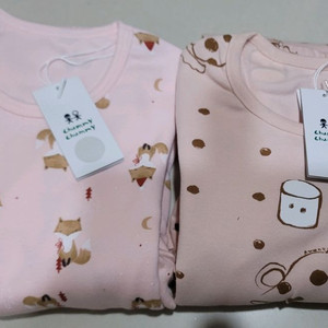 첨이첨이 여아양면내의 60호 총2벌 새상품 흠상품 택포