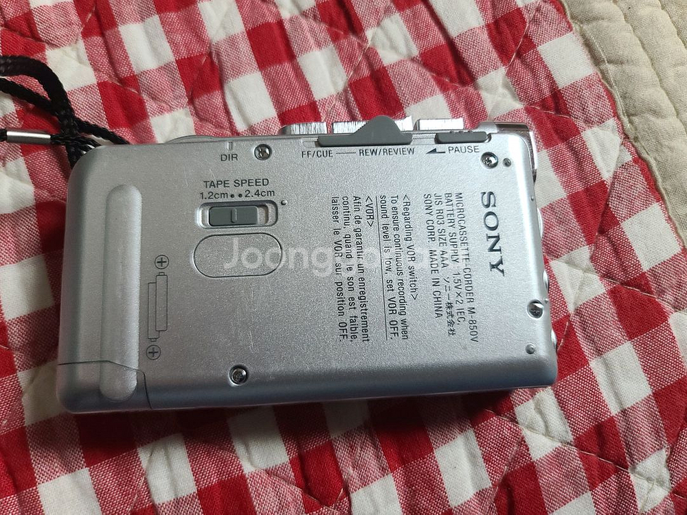 소니 마이크로 카세트소니 M-850--1