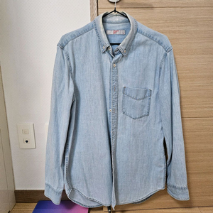 에잇세컨즈 남성 청남방 셔츠 100