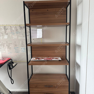 두닷 콰트로 5단 철제 서랍 책장 (820x2000)