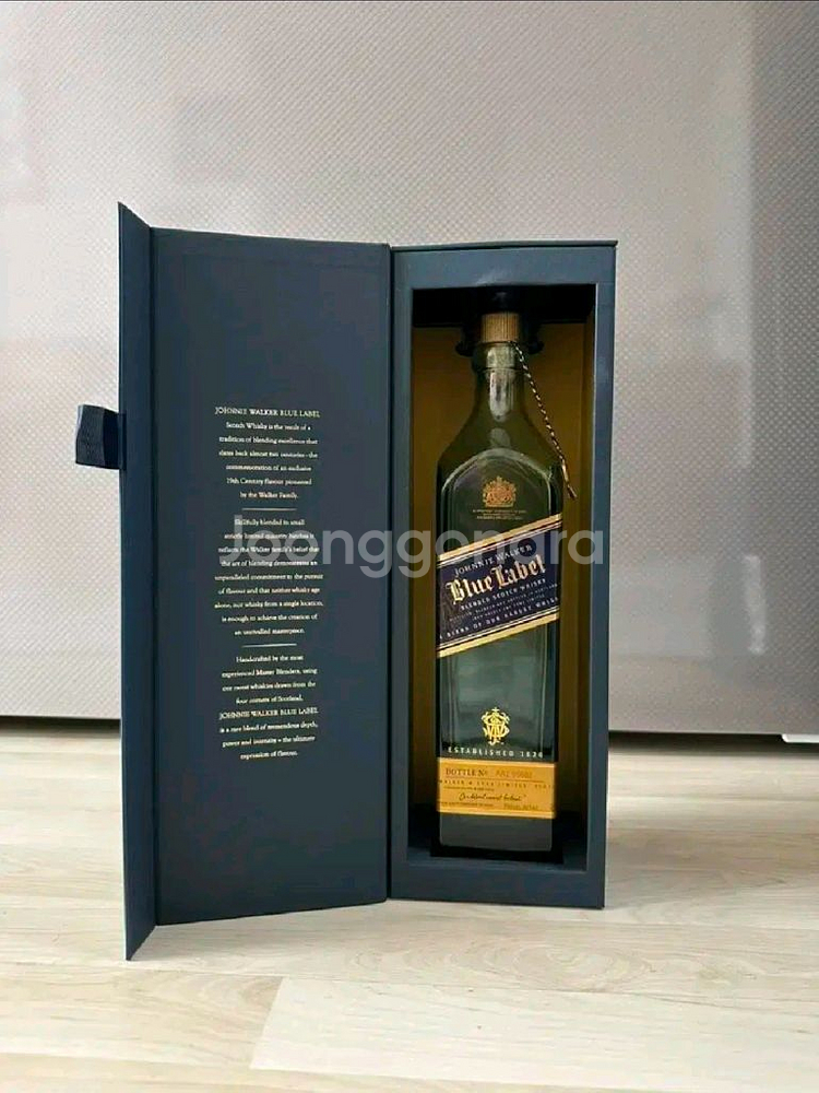 좌니워커 블루 라벨 공병--0