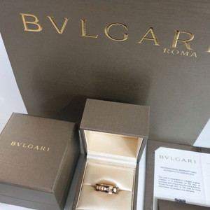 불가리 비제로원 락밴드링 정품 반지 로즈골드 55호