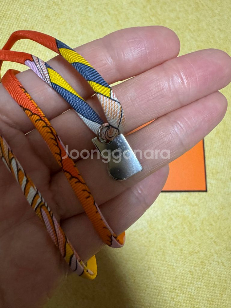 2020 에르메스 뚜르비옹 목걸이 초커 팔찌로 사용가능--1