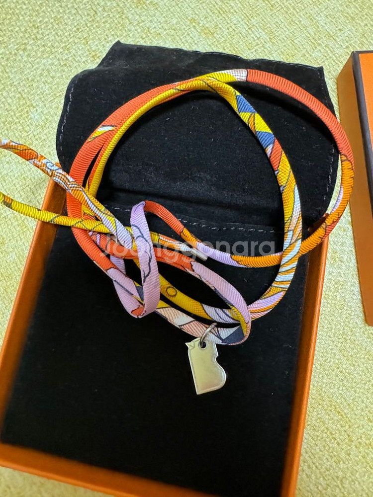 2020 에르메스 뚜르비옹 목걸이 초커 팔찌로 사용가능--2