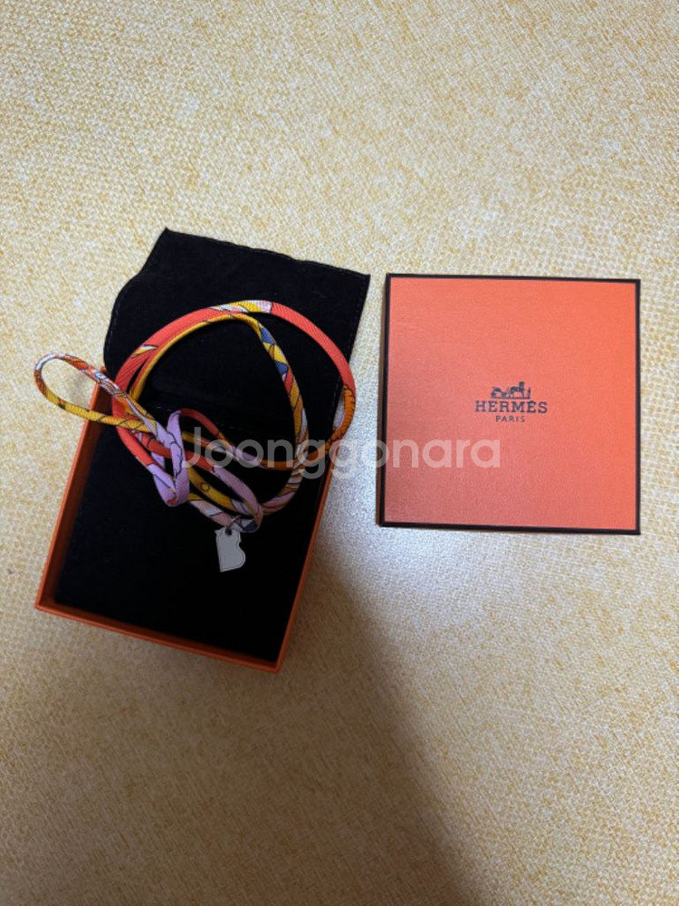 2020 에르메스 뚜르비옹 목걸이 초커 팔찌로 사용가능--3