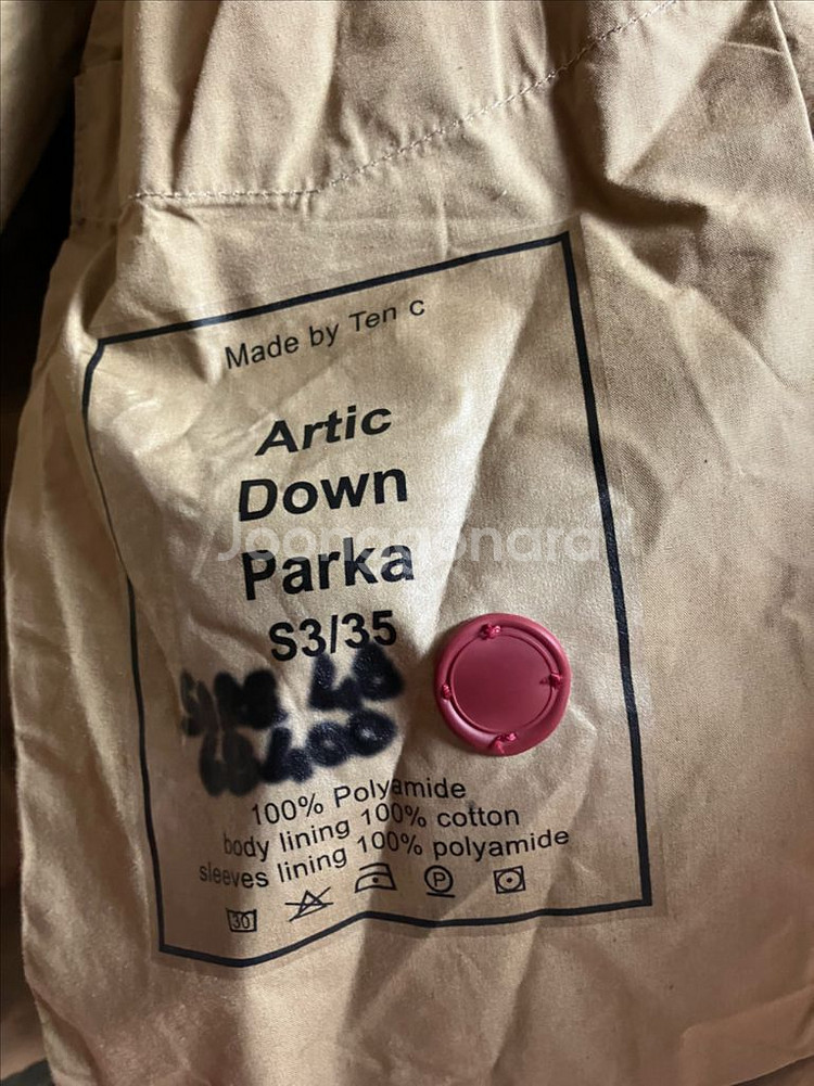 텐씨 Ten C 아틱 다운 파카 올리브그린 48 사이즈--4