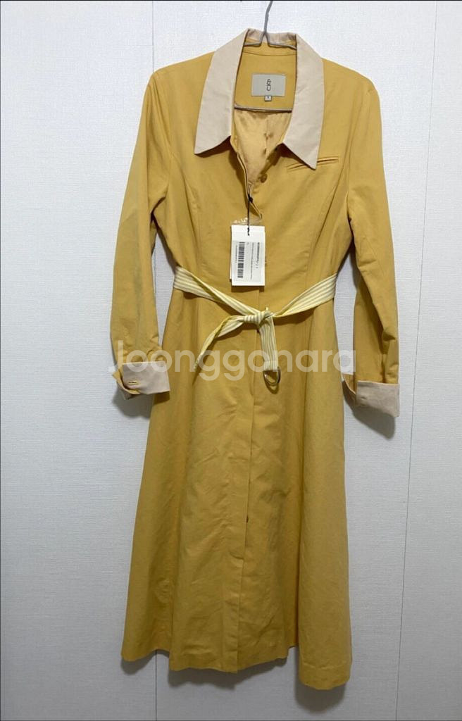 앤유 산타모니카 셔츠 롱 원피스--3