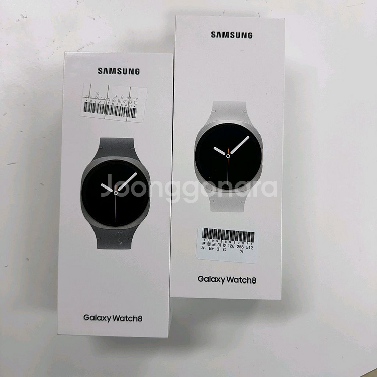 <미개봉새상품>갤럭시워치8 40mm 실버 그라파이트--0