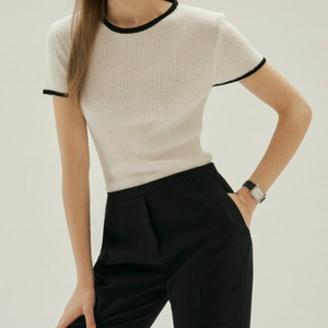 Sie 시에 리즈 라인 하프 니트