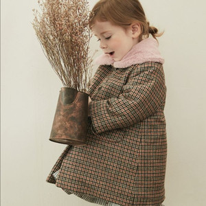 밍크뮤 퍼카라 코트 + 플라워 자수카라 원피스 등