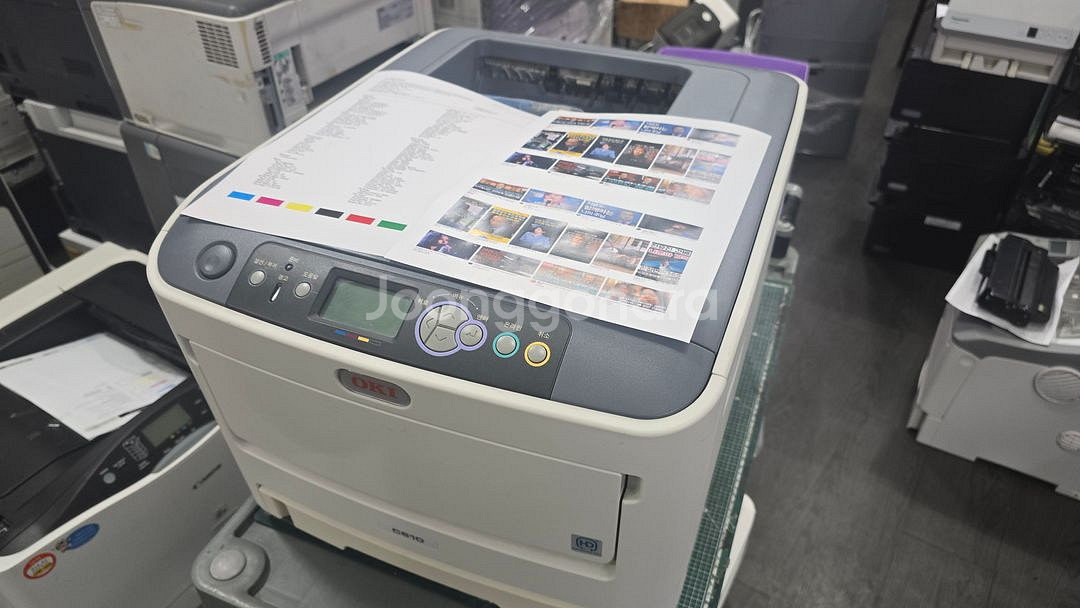 oki c610 칼라레이저 프린터--0