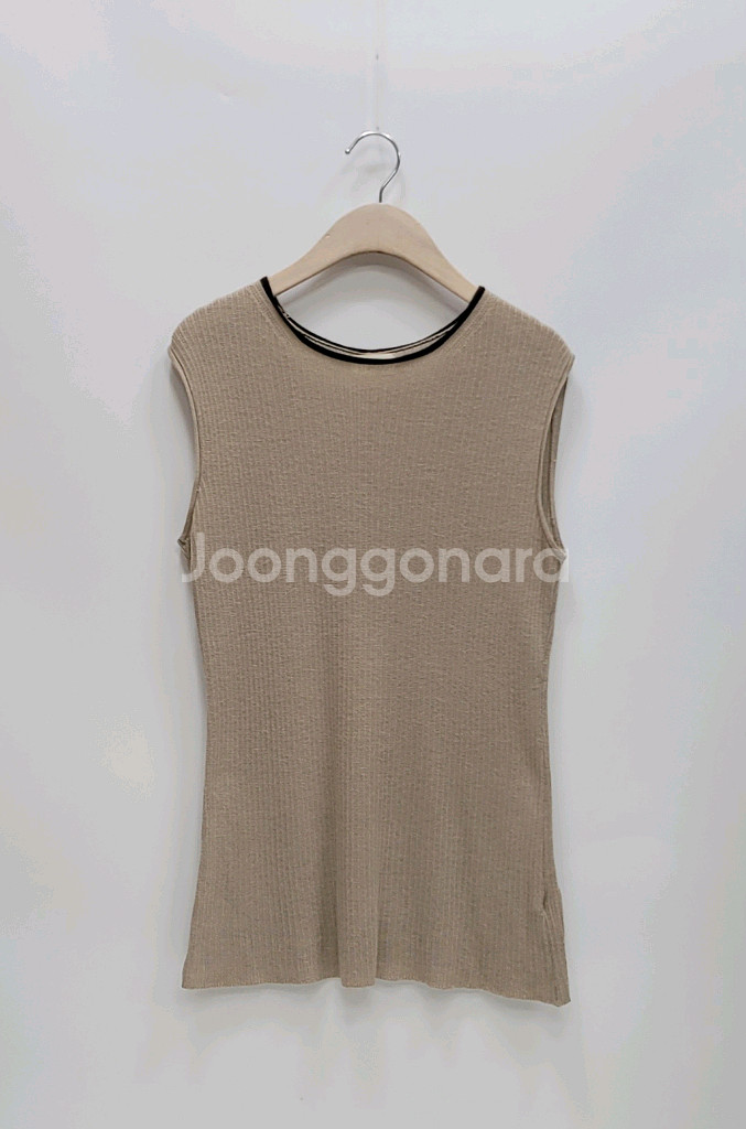 TIME 한섬 타임 실크 슬리브리스 / 여 F(90)--10