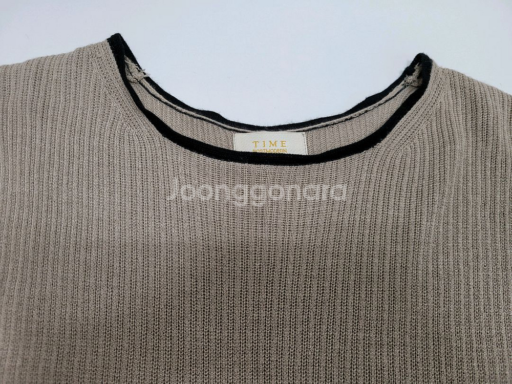 TIME 한섬 타임 실크 슬리브리스 / 여 F(90)--12