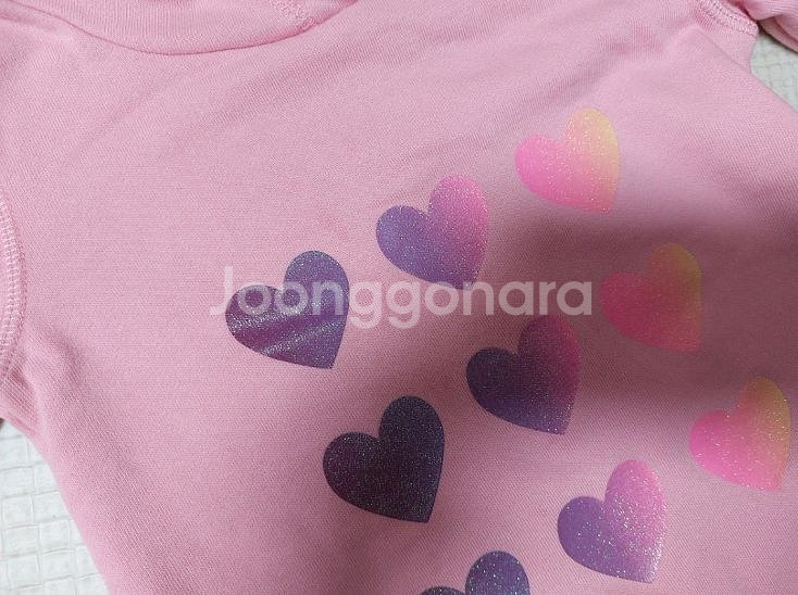 갭키즈 토들러 여아 4y 롱 후드 티셔츠--1