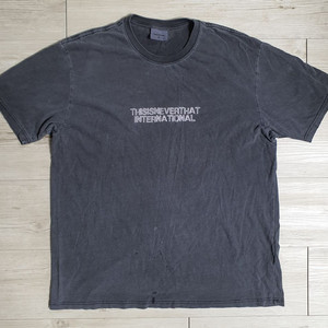 디스이즈네버댓 피그먼트워싱 반팔티셔츠 XL