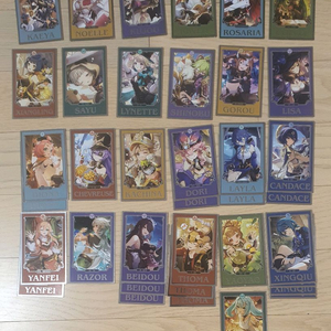 호요랜드 2025 원신 4성 점괘 포토카드