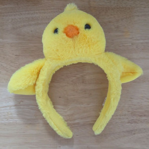 놀이공원 병아리머리띠