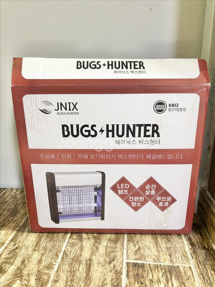 제이닉스 모기퇴치기 LED램프 12W 스탠드+걸이형--0