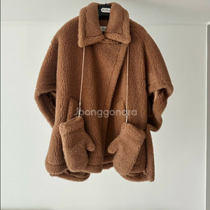 막스마라 테디베어 케이프 (벙어리장갑포함)신품컨디션