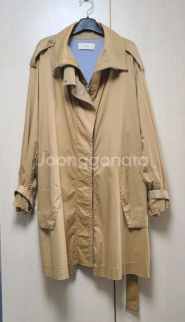 한섬 시스템 (system) 얇은 트렌치 자켓--0